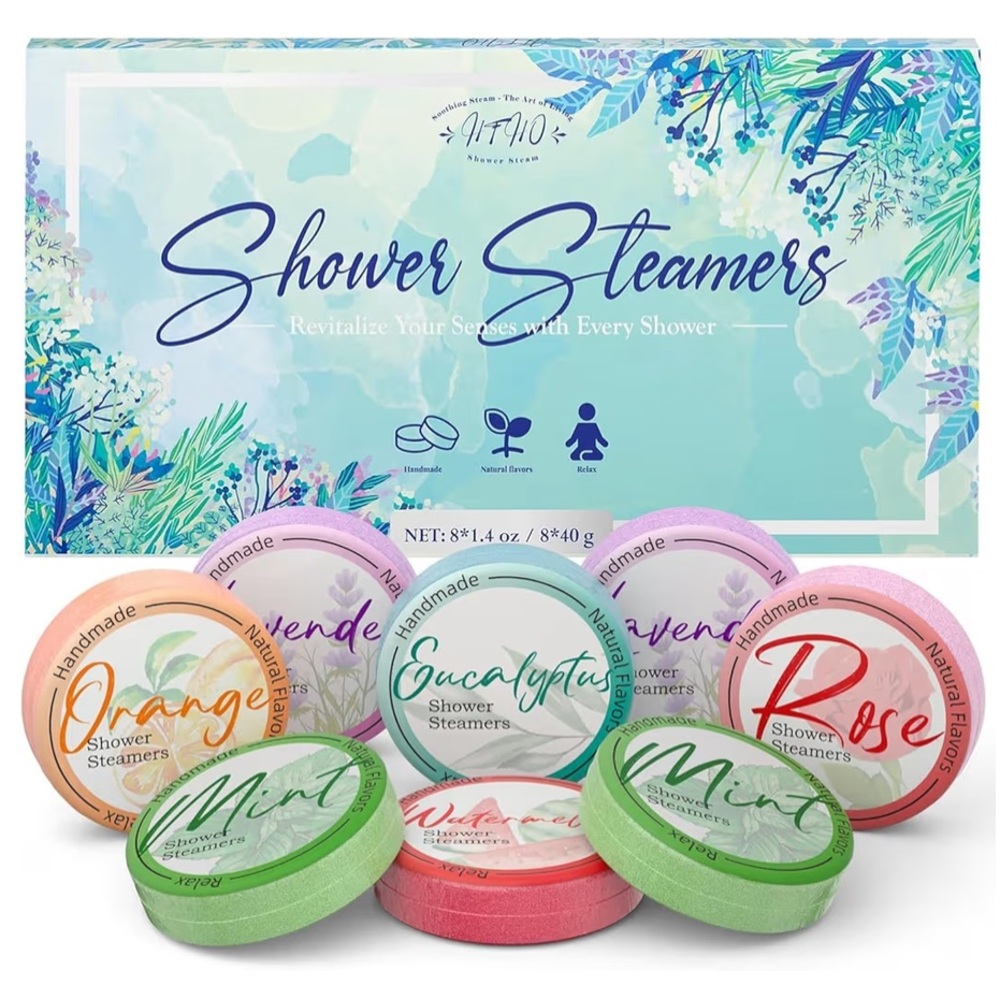 Aromatherapy Shower Steamers 8-Pack –‎ Spa Gift Set | New in Box